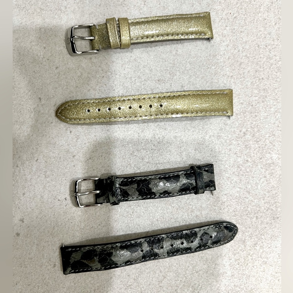 Michele Leather Watchband Bundle - Picture 3 of 4